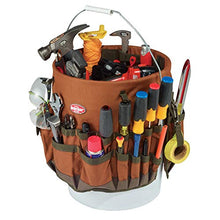 Load image into Gallery viewer, Bucket Boss The Bucketeer Bucket Tool Organizer in Brown, 10030
