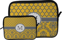 Load image into Gallery viewer, Damask &amp; Moroccan Tablet Case/Sleeve - Large (Personalized)
