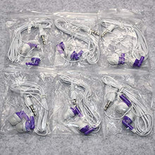 Load image into Gallery viewer, Wholesale Bulk Earbuds Headphones 50 Pack for Kids,Classroom,Labs,Students and Adults (Purple)
