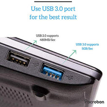 Load image into Gallery viewer, Pacroban USB 3.0 to VGA Adapter Cable - 10ft Multi Monitor Converter, External Video Card (Windows Only),
