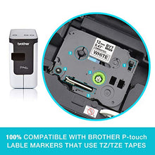 Load image into Gallery viewer, P Touch Label Maker Tape Compatible for Brother P-Touch PTD210 PTD200 PTH100 PTH110 PTD400VP PTD600 Label Maker Tape (12mm, Black on White (2 Pack))
