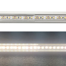 Load image into Gallery viewer, LED Aluminum Channel with Clear Cover, LightingWill 10 Pack 3.3Ft/1M V Shape Corner Mounted (Section Size:0.71&quot; x 0.71&quot;) Anodized Silver Channel System for &lt;12mm LED Strip Lights with Caps + Clips V03
