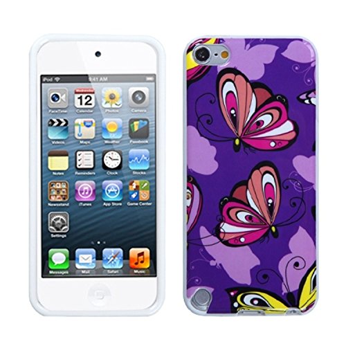 Asmyna Unique Protective Case for iPod Touch 5, (Butterfly Brigade)