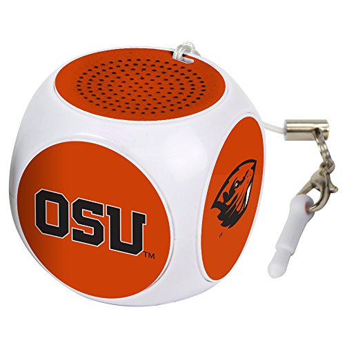 Oregon State Beavers MX-100 Cubio Mini Bluetooth Speaker Plus Selfie Remote - White