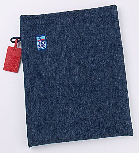 E-Reader and iPad Sleeve of Denim and Fleece (9W x 12L)