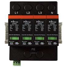 Load image into Gallery viewer, ASI ASISP690-4P UL 1449 4th Ed. DIN Rail Mounted Surge Protection Device, Screw Clamp Terminals, 4 Pole, 3 Phase 600/347 Vac, Pluggable MOV Module
