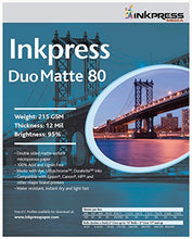 Load image into Gallery viewer, INKPRESS MEDIA 215 GSM,12 Mil,5x7&quot;, 95 Percent Bright, Double Sided Photo Paper (#PP805750)
