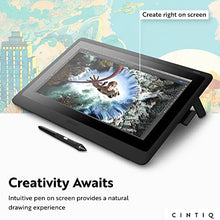 Load image into Gallery viewer, Wacom Cintiq 16 Drawing Tablet with Full HD 15.4-Inch Display Screen, 8192 Pressure Sensitive Pro Pen 2 Tilt Recognition, Compatible with Mac OS Windows and All Pens
