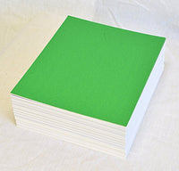 topseller100, Pack of 50 sheets 16x20 UNCUT matboard / mat boards (green)