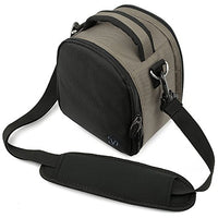 Digital SLR, DSLR Professional Camera Shoulder Bag Carrying Case for Sigma, Nikon, Canon, Pentax, Sony, Samsung, Steel Grey