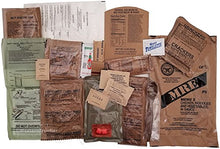Load image into Gallery viewer, MRE 2020 Inspection Date Case, 24 Meals with 2020 Inspection Date, 2017 Pack Date A and B Case. Military Surplus Meal Ready to Eat.
