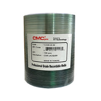 CMC Pro - Powered by TY Technology 48x 700 MB / 80 Min Shiny Silver CD-R Clear Hub 100 Disc Tape Wrap