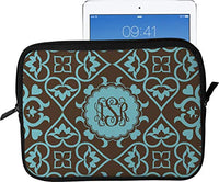 Floral Tablet Case/Sleeve - Large (Personalized)