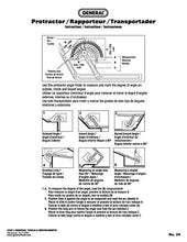 Load image into Gallery viewer, General Tools 29 Plastic Protractor And Angle Finder, Outside, Inside, Sloped Angles, 0â° To 180â°
