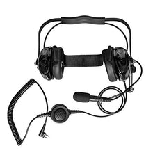 Load image into Gallery viewer, Maxtop AHDH0032-BK-H1 Two Way Radio Noise Cancelling Headset for RCA XR150 BR250 Hytera HYT TC-500 TC-508 TC-518 TC-600
