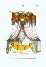 Load image into Gallery viewer, French Empire Bed No. 7 12x18 Giclee on canvas
