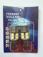 Vulcan USA 2pc 1156 7W SMD5050+CREE XPE White LED Light Bulb for Car Turning Light,Back-up Light,Day Running Light