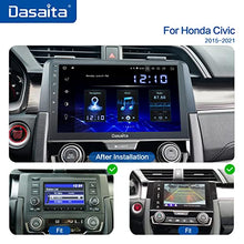 Load image into Gallery viewer, Dasaita Android 11 Car Stereo for Honda Civic 2016 2017 2018 2019 2020 2021 Radio with 9&quot; Screen Headunit GPS Navigation &amp; 2GB Ram 32GB ROM Head Unit
