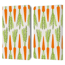 Load image into Gallery viewer, Head Case Designs Officially Licensed Haroulita Carrots Plants Leather Book Wallet Case Cover Compatible with Kindle Paperwhite 1 / 2 / 3
