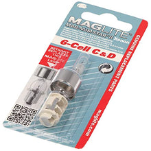 Load image into Gallery viewer, MAGLITE LWSA601 Replacement Lamp for 6-C Cell/D-Cell Flashlight, White Star Krypton
