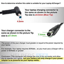 Load image into Gallery viewer, helpers lab Ac Power Cord Charger Laptop Adapter Tip Connector Converter for HP Stream Spectre Pavilion Envy EliteBook Split Chromebook EliteBook Folio Female 7.4x5.0mm to 4.5x3.0mm
