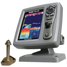 Load image into Gallery viewer, SI-TEX CVS-126 Dual Frequency Color Echo Sounder w/600kW Thru-Hull Transducer 1700/50/200T-CX
