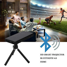 Load image into Gallery viewer, Home Theater Projector, Portable 2.4G Mini Smart Wireless 4K HD WiFi Projector Remote Control HDMI Projection for Android Phones(US Plug) for Monitors, Projectors and Accessories
