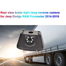 Load image into Gallery viewer, Navinio Car Third Roof Top Mount Brake Lamp Camera Brake Light Rear View Backup Camera for Jeep Dodge RAM Promaster 2014-2016
