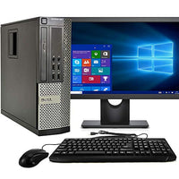Dell Optiplex 990 SFF Computer, Intel Core i5 3.1 GHz, 8 GB RAM, 500 GB HDD, Keyboard/Mouse, WiFi, 17in LCD Monitor (Brands Vary), DVD, Windows 10, (Upgrades Available) (Renewed)