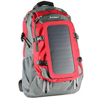 ECEEN Solar Backpack with Solar Charger Panel for Phones & 5V Device Power Supply School Backpack Back to School Supplies for School