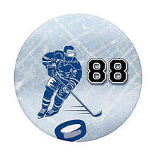 Load image into Gallery viewer, 88 Hockey Number Player Design #88 PopSockets Swappable PopGrip
