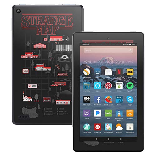 MightySkins Skin Compatible with Amazon Kindle Fire 7 (2017) - Strange Map | Protective, Durable, and Unique Vinyl Decal wrap Cover | Easy to Apply, Remove, and Change Styles | Made in The USA