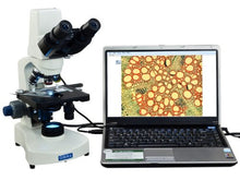 Load image into Gallery viewer, OMAX 40X-2000X Digital LED Binocular Compound Microscope with 3.0MP Built-in USB Camera
