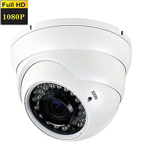Amview NEW True HD1080P 4-in-1 ( TVI AHD CVI OR 960H) HD 2.6MP 2.8-12mm Varifocal Zoom 36pcs IR LEDs CCTV Surveillance Security Camera