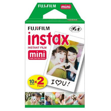 Load image into Gallery viewer, Fujifilm instax Mini Instant Film (20 Exposures) + 20 Sticker Frames for Fuji Instax Prints Emoji Package + Photo4Less Cleaning Cloth  Deluxe Accessory Bundle
