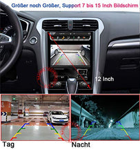 Load image into Gallery viewer, HDMEU Waterproof Backup Camera Color Car Rear View Camera 170 Degree Viewing Angle License Plate with Night Vision for Caddy Passat B5 B6 3C Touran T5 Touareg Caravell Multivan Jetta Sagitar Golf
