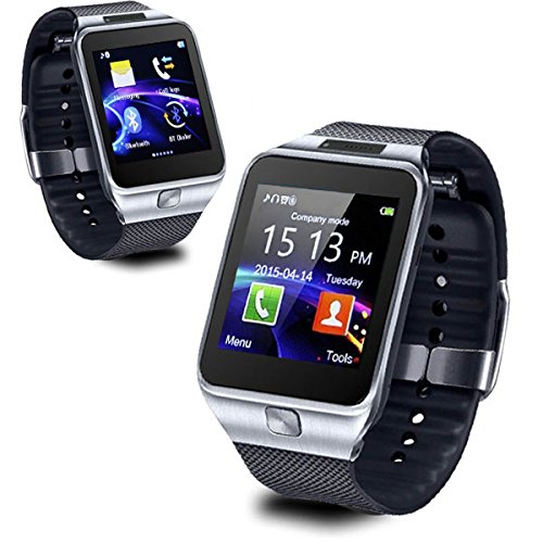 inDigi Cool SmartWatch Bluetooth Sync Universal Compatible to All Bluetooth Smartphones