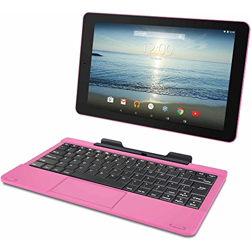 RCA Viking Pro 32gb Quad Core 10.1'' Hdmi Bluetooth Wifi Detachable Keyboard Android 5.0 Lollipop- PINK