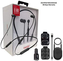 Load image into Gallery viewer, Beats by Dr. BeatsX Wireless in-Ear Headphones - Black - with Dual Car Adapter &amp; Ear Gel,Lighting USB Kit (Renewed)
