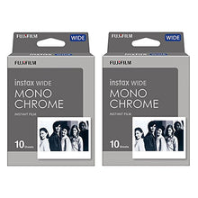 Load image into Gallery viewer, Fujifilm Instant Film 2-PACK BUNDLE SET , INSTAX WIDE MONOCHROME WW 1 (10 x 2 = 20 Shoots) for Instax Wide 300 Camera -Japan Import (2-pack)
