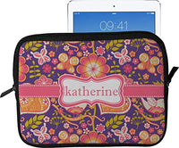 Birds & Hearts Tablet Case/Sleeve - Large (Personalized)