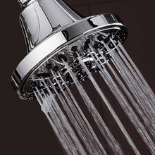 Load image into Gallery viewer, AquaDance Premium High Pressure 6-setting 4-Inch Shower Head for the Ultimate Shower Spa Experience! Officially Independently Tested to Meet Strict US Quality &amp; Performance Standards!
