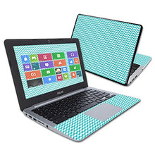 Load image into Gallery viewer, MightySkins Skin Compatible with Asus Chromebook 11.6&quot; C200MA wrap Cover Sticker Skins Turquoise Chevron
