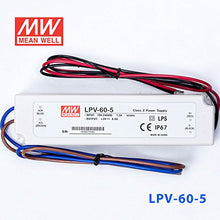 Load image into Gallery viewer, MeanWell LPV-60-5 Power Supply _ 40W 5V - IP67
