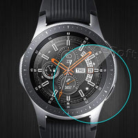 [Samsung Galaxy Watch 46mm Screen Protector] High Definition Premium 2.5D Rounded Edges Scratch Resistant Anti-Shatter Tempered Glass Screen Protector for Samsung Galaxy Watch 46mm Smartwatch