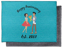 Load image into Gallery viewer, YouCustomizeIt Happy Anniversary Microfiber Screen Cleaner (Personalized)
