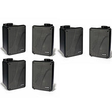 Load image into Gallery viewer, Kicker 11KB6000B Black Outdoor Speaker Bundle - 6 Speakers
