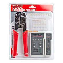 Load image into Gallery viewer, Cmple - RJ-45/RJ12 Crimping Tool Kit w/Network Tester and Modular Plugs
