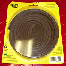 Load image into Gallery viewer, M-D Building Products 63644 All-Climate EPDM Weatherstrip, All Strip for extra large gaps, 5/16 in. x 17 ft, Brown
