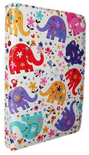 Load image into Gallery viewer, Sweet Tech Google Nexus 7 (2013) Multi Elephant Universal 360 Degree Rotating Wallet Case Cover Folio with Card Slots (7-8 inch)
